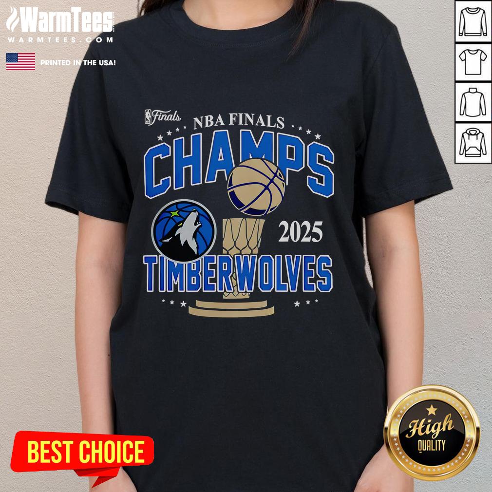 Good 2025 NBA Finals Minnesota Timberwolves Championship T-Shirt - Image 3
