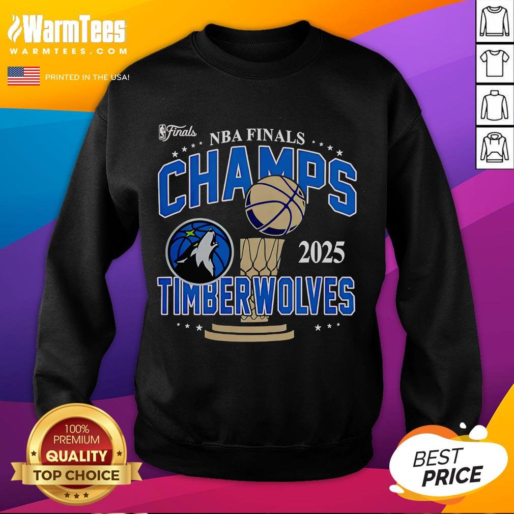 Good 2025 NBA Finals Minnesota Timberwolves Championship T-Shirt - Image 5