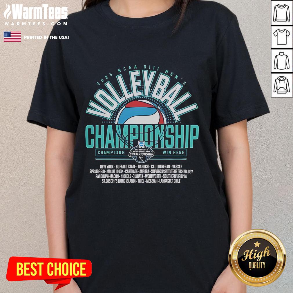 Good 2025 NCAA D3 Men's Volleyball Championship T-Shirt - Image 3
