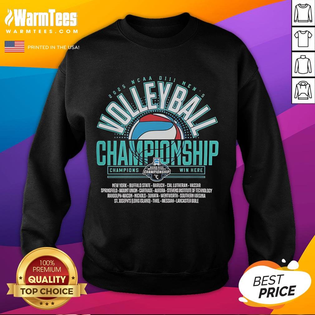 Good 2025 NCAA D3 Men's Volleyball Championship T-Shirt - Image 5
