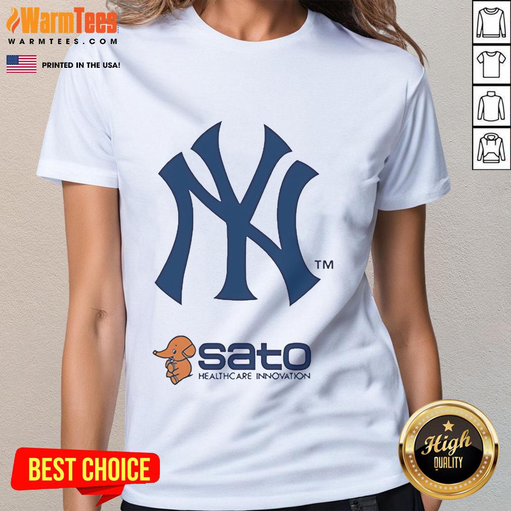 Good 2025 Yankees Day Sato Healthcare Innovation T-Shirt - Image 3