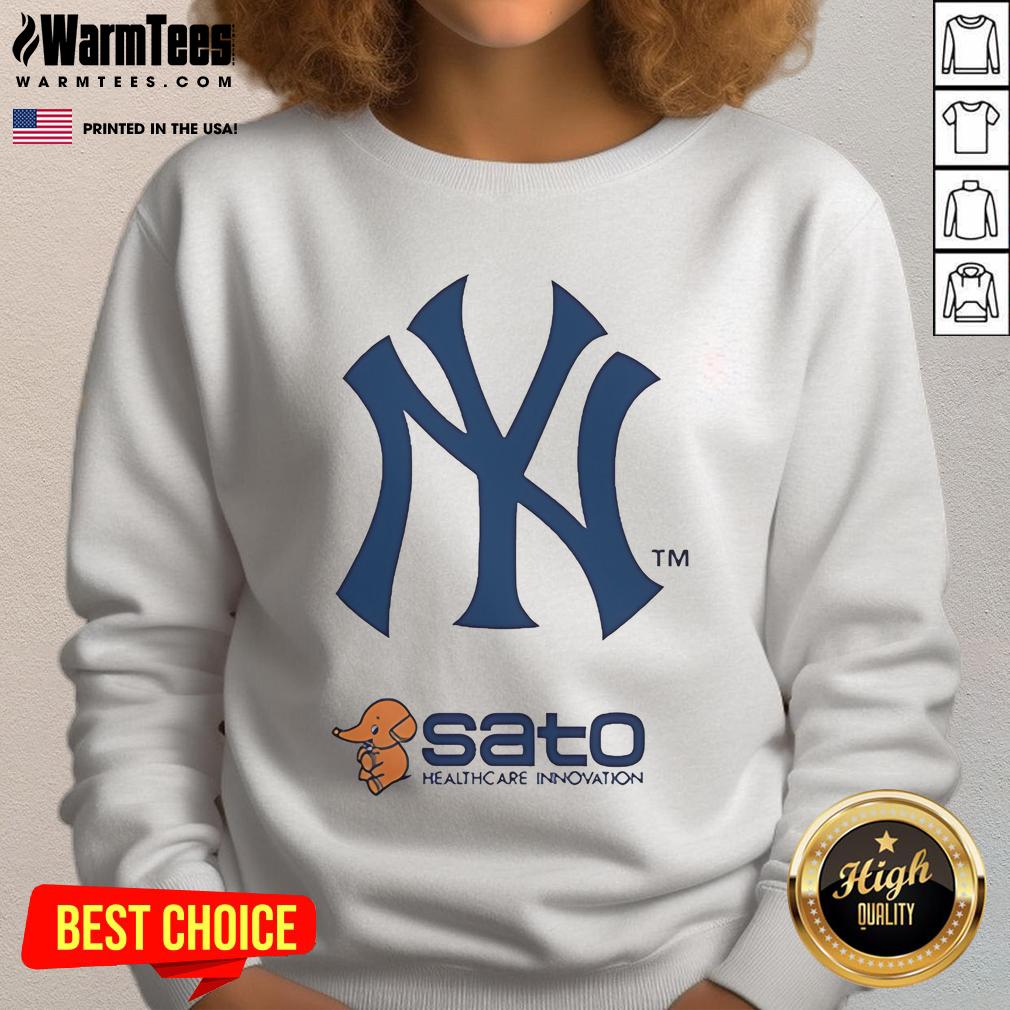 Good 2025 Yankees Day Sato Healthcare Innovation T-Shirt - Image 5