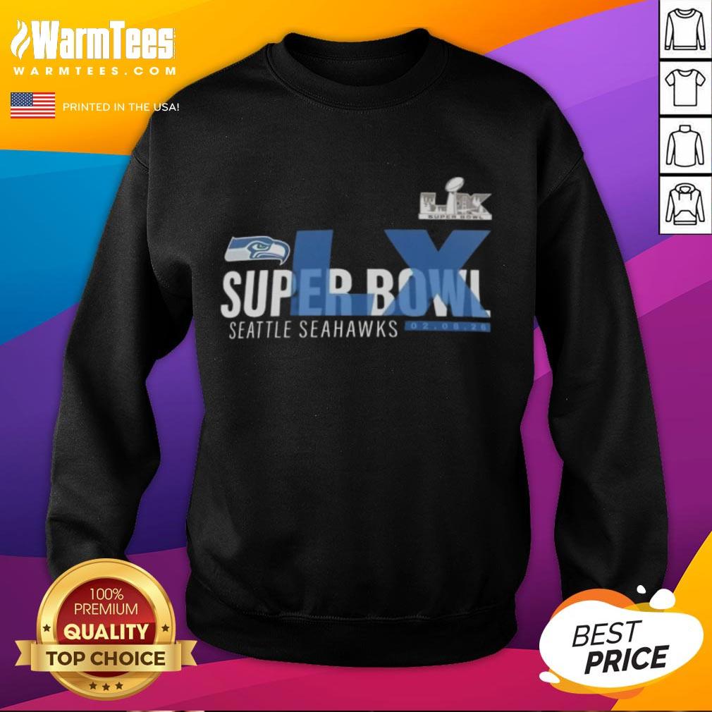 Good 2026 Seattle Seahawks Super Bowl LX Made It T-Shirt - Image 5