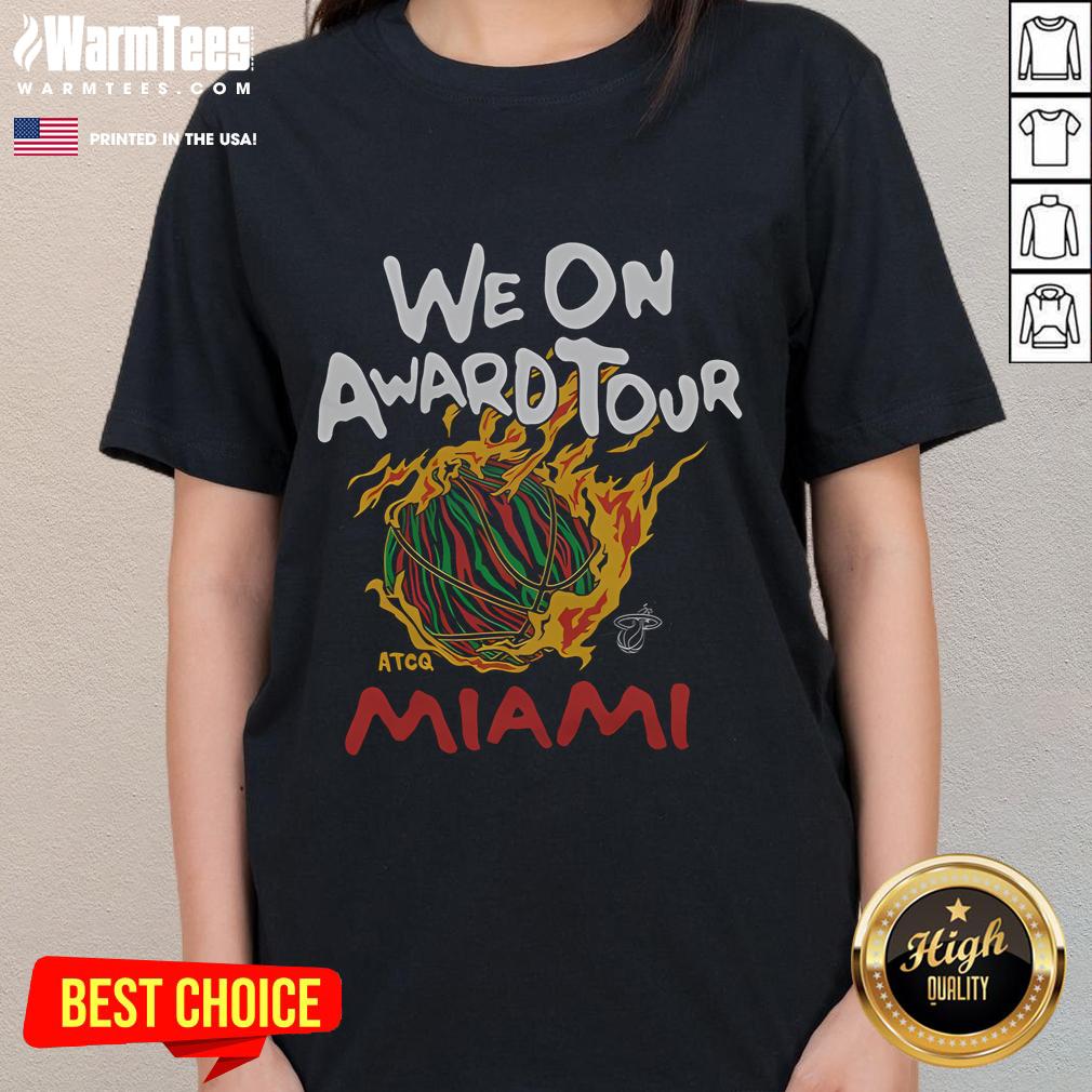 Good A Tribe Called Quest X Miami Heat We On Award Tour T-Shirt - Image 3