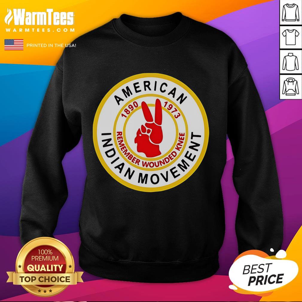 Good American Indian Movement Remember Wounded Knee T-Shirt - Image 5