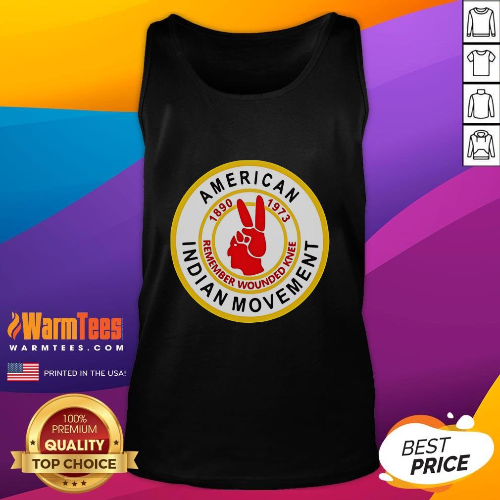 Good American Indian Movement Remember Wounded Knee T-Shirt - Image 4