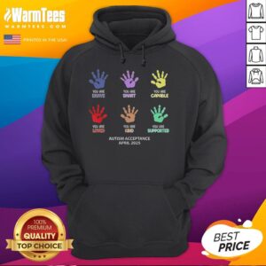 Alternative view of Good Autism Acceptance April 2025 T-Shirt
