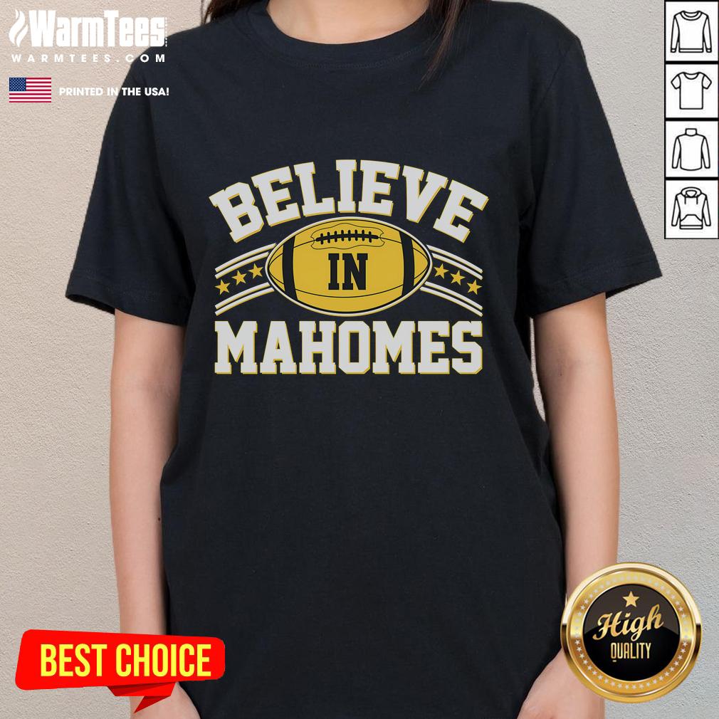 Good Believe In Mahomes KC Football Kansas City Fan Baby T-Shirt - Image 3