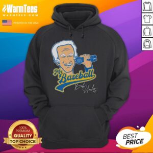 Alternative view of Good Bob Uecker Mr Baseball Front Row Legend Mic T-Shirt