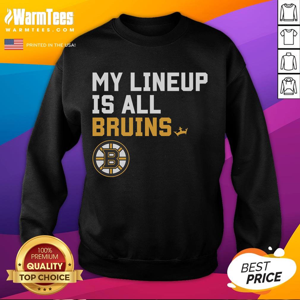 Good Boston Bruins My Lineup T-Shirt - Image 5
