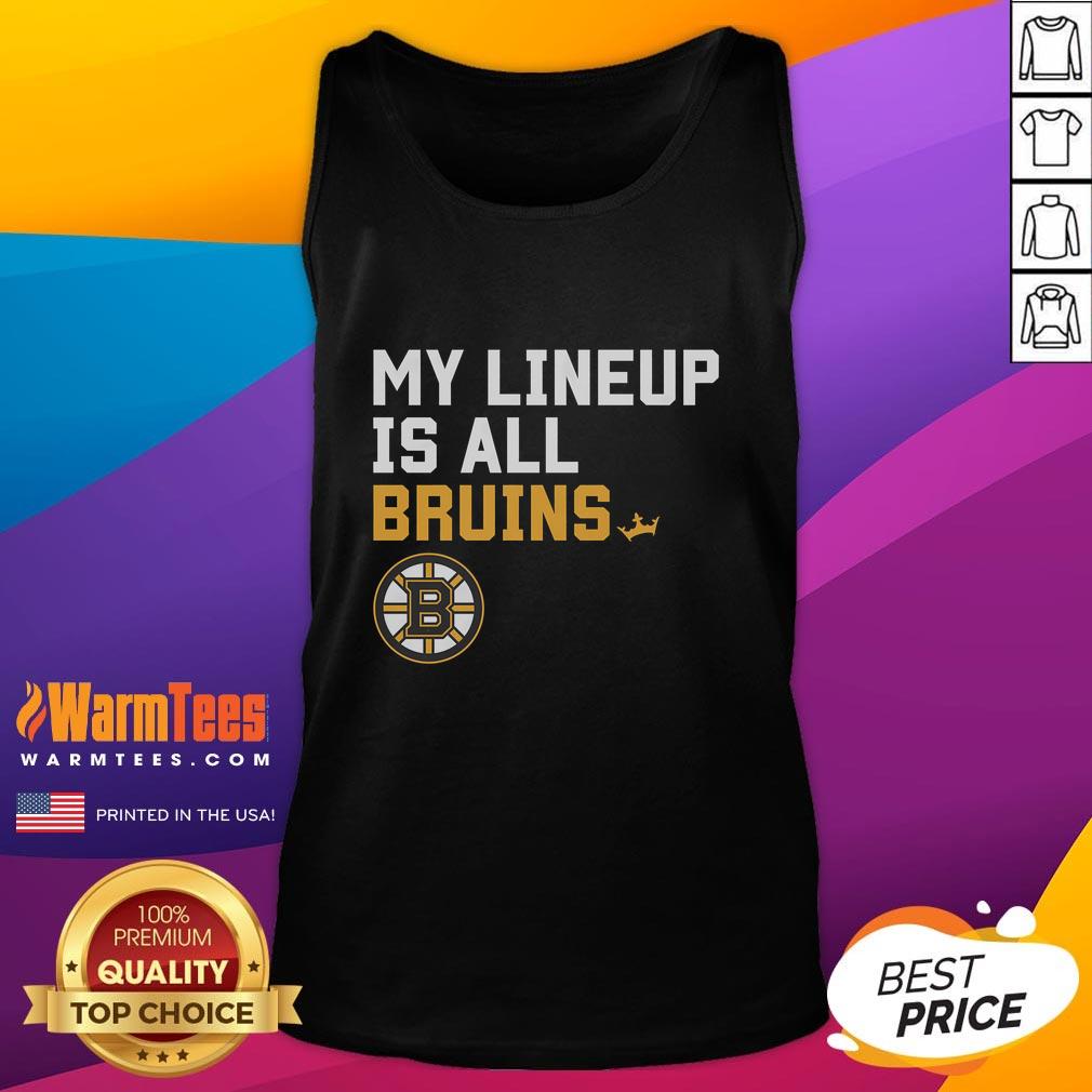 Good Boston Bruins My Lineup T-Shirt - Image 4