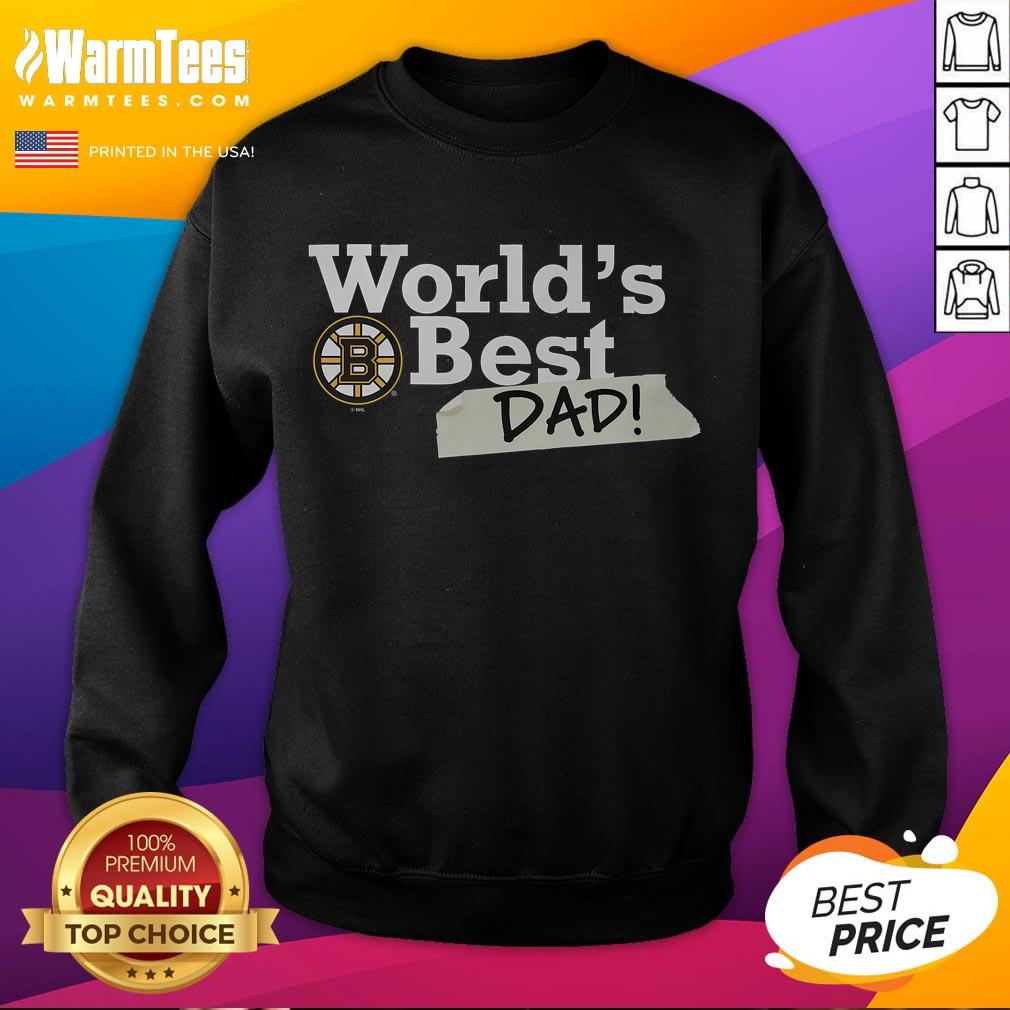 Good Boston Bruins World's Best Dad T-Shirt - Image 5