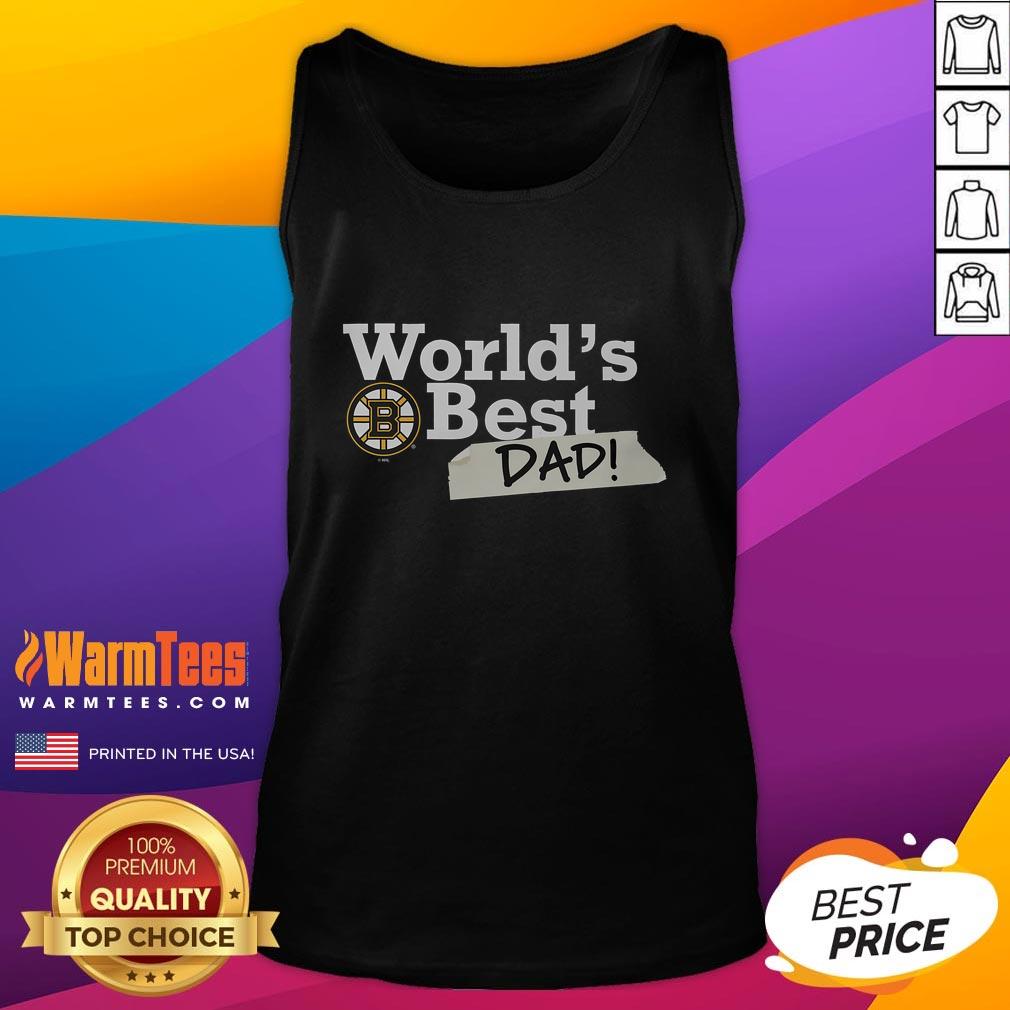 Good Boston Bruins World's Best Dad T-Shirt - Image 4