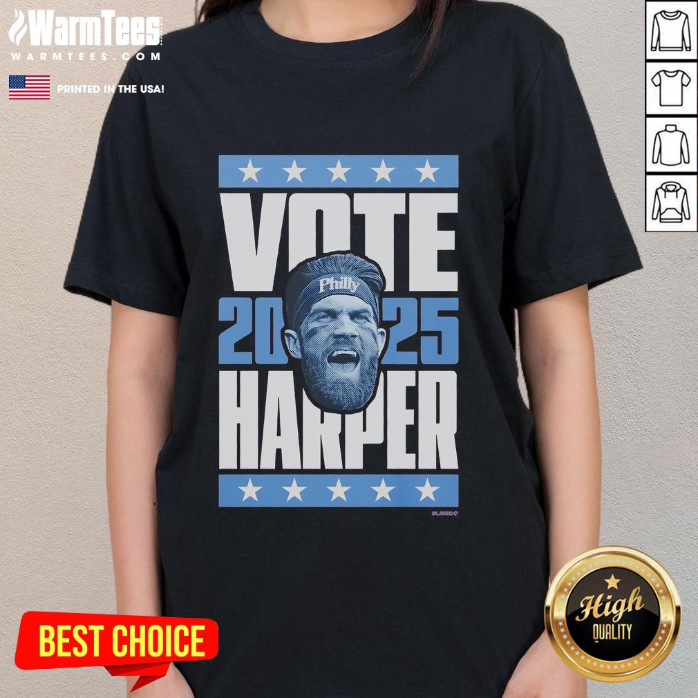 Good Bryce Harper 2025 Vote T-Shirt - Image 3