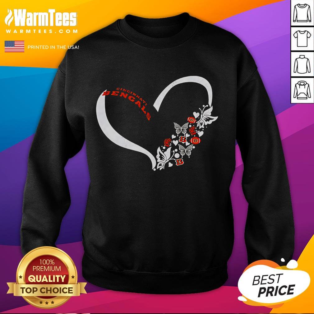 Good Butterflies In My Stomach Cincinnati Bengals NFL T-Shirt - Image 5