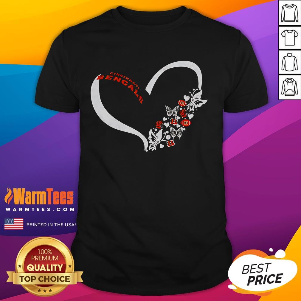 Good Butterflies In My Stomach Cincinnati Bengals NFL T-Shirt