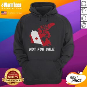 Alternative view of Good Canada Not For Sale Canada And USA Map T-Shirt