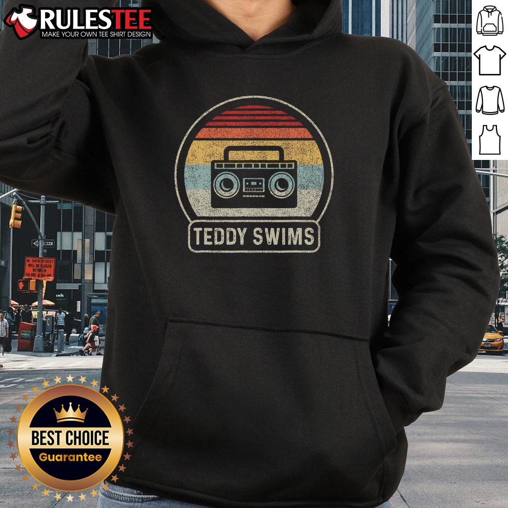Good Cassette Tape Teddy Swims 90s Music Retro Sunset T-Shirt - Image 2
