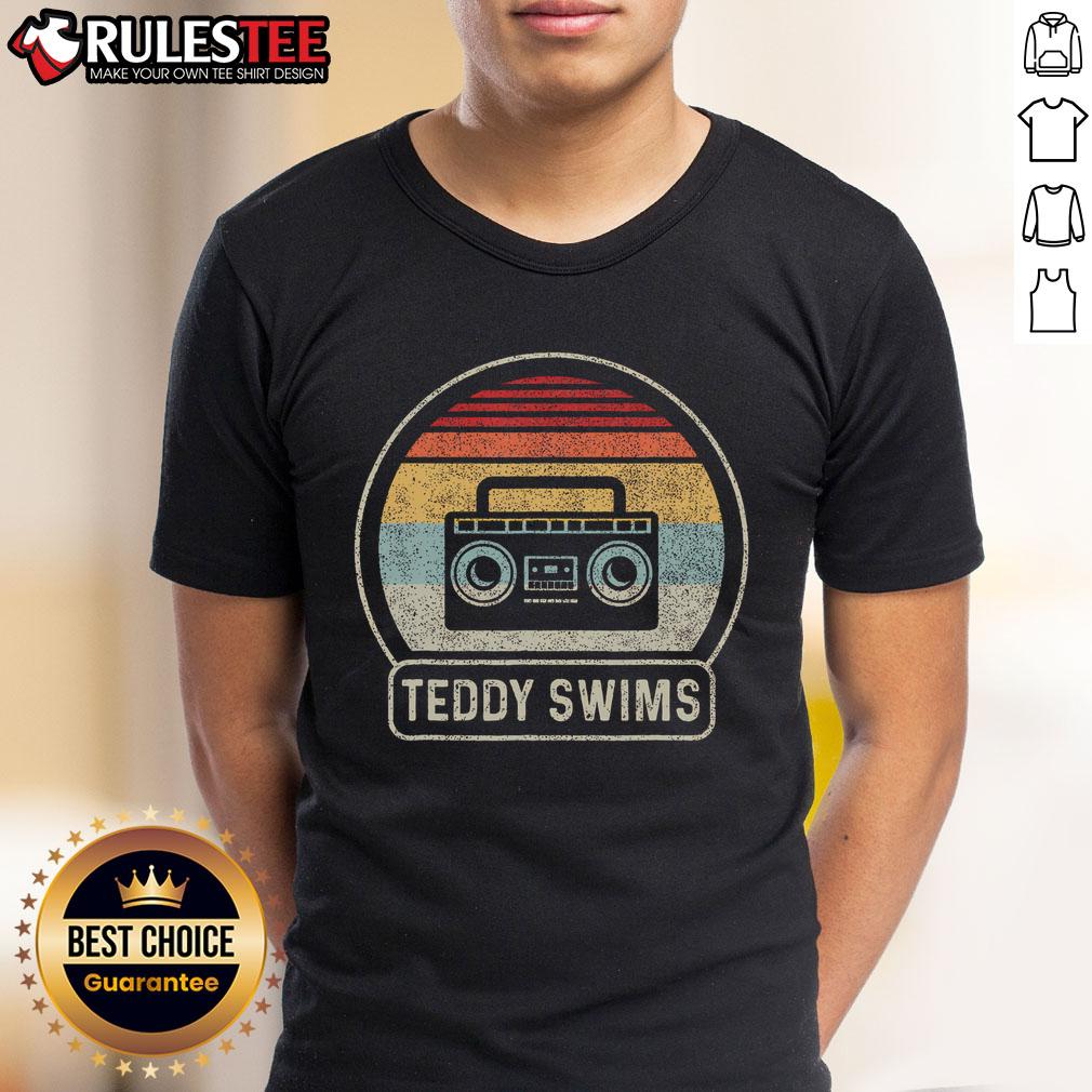 Good Cassette Tape Teddy Swims 90s Music Retro Sunset T-Shirt