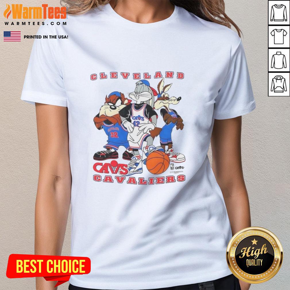 Good Cleveland Cavaliers NBA X Looney Tunes Cartoon Characters T-Shirt - Image 3