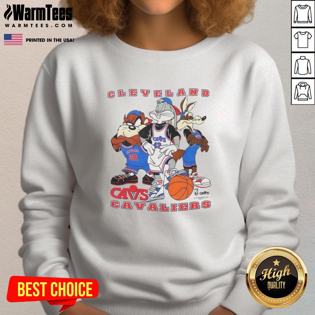 Good Cleveland Cavaliers NBA X Looney Tunes Cartoon Characters T-Shirt - Image 5