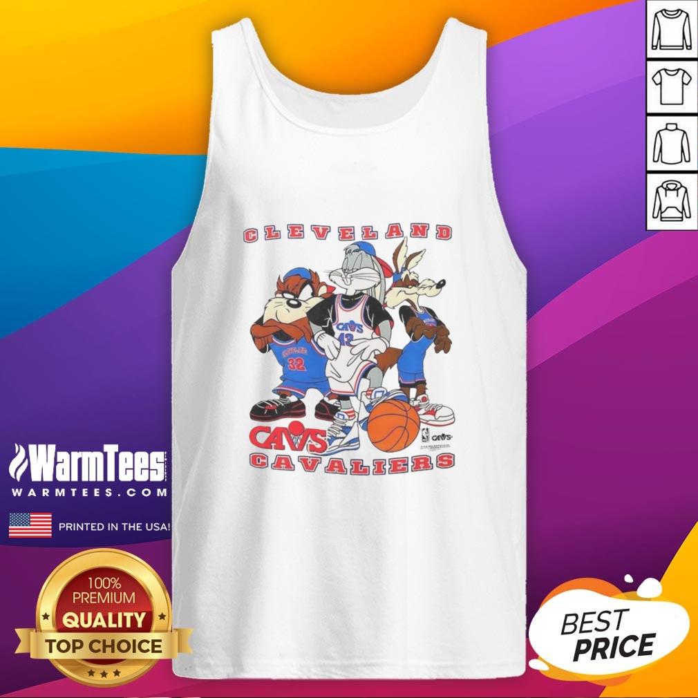 Good Cleveland Cavaliers NBA X Looney Tunes Cartoon Characters T-Shirt - Image 4