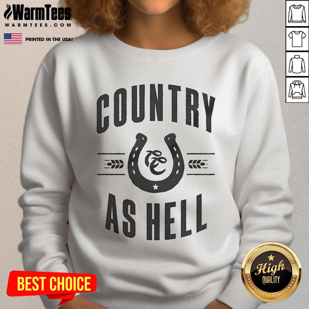 Good Cornbread Cowboy Horseshoe Country As T-Shirt - Image 5