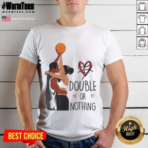 Good Couple Black Basketball Double Or Nothing I Love You History Month T-Shirt