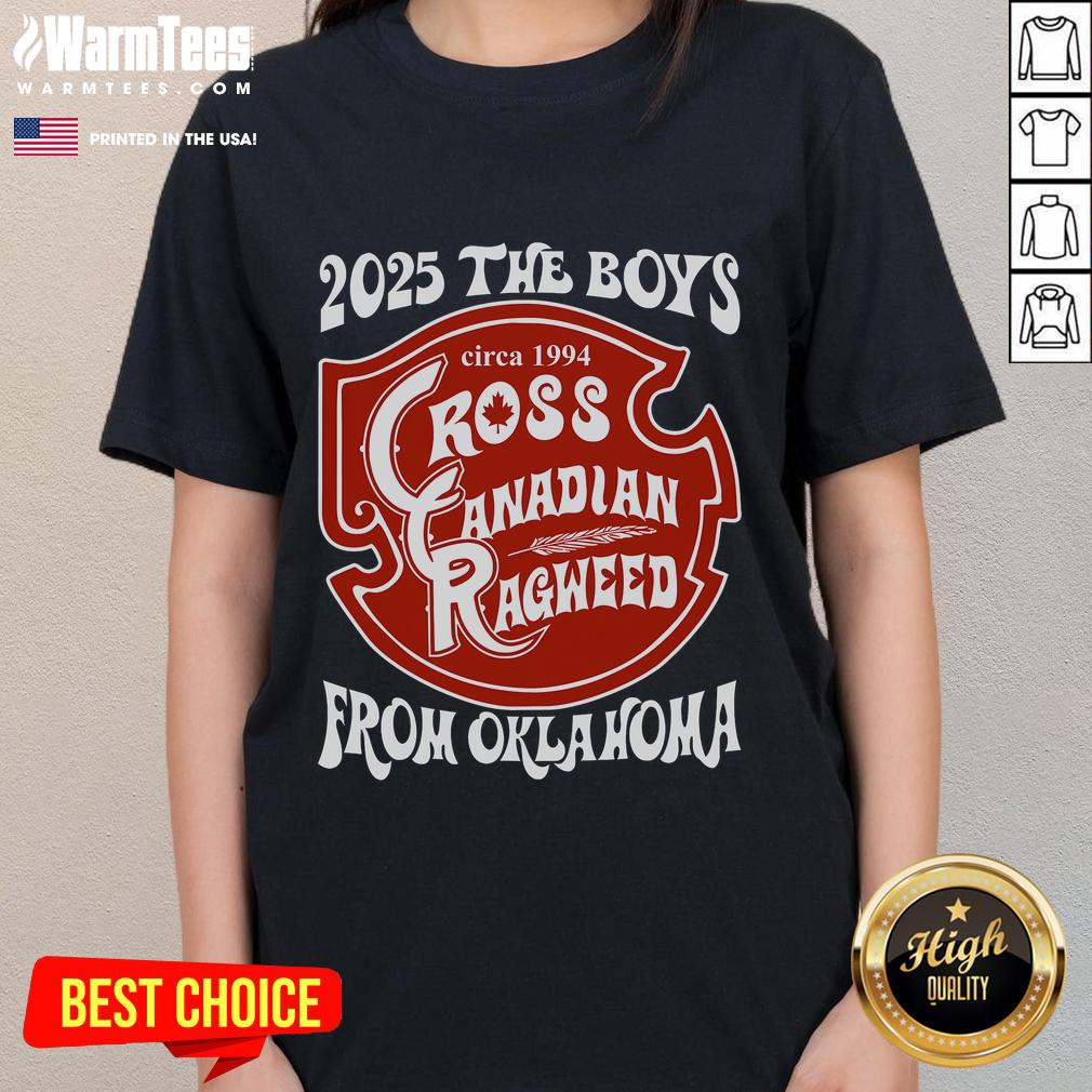 Good Cross Canadian Ragweed The Boy From Oklahoma Concert 2025 T-Shirt - Image 3