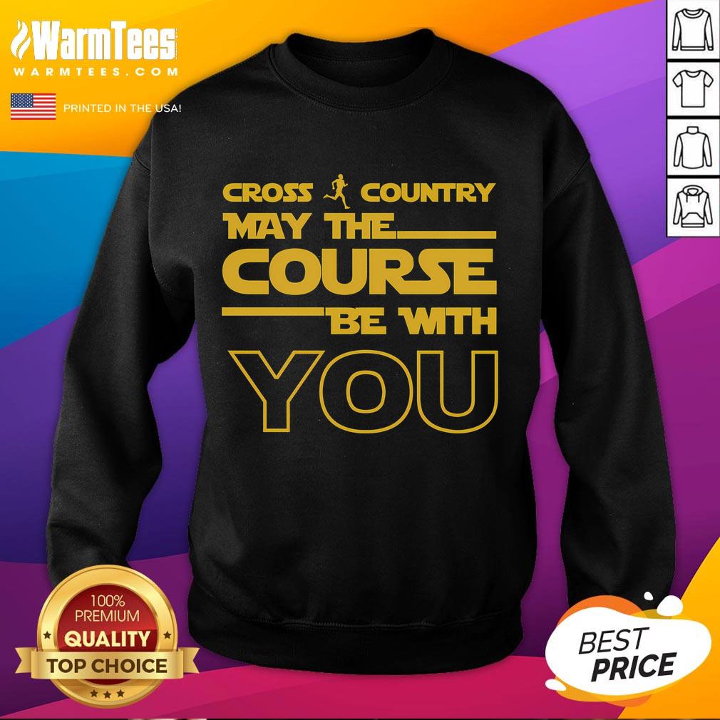Good Cross Country Runner May The Course Be With You T-Shirt - Image 5