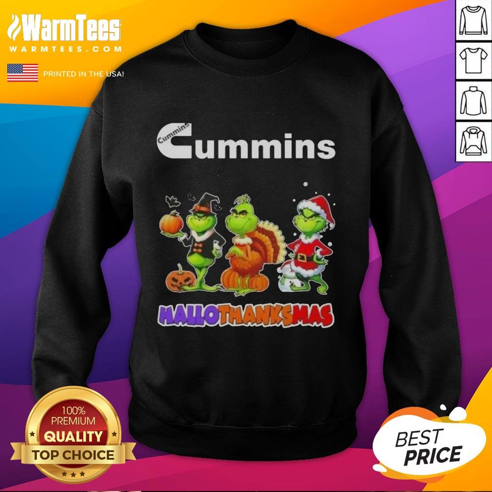 Good Cummins X Grinch Cosplay Happy HalloThanksMas T-Shirt - Image 5