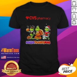 Good Cvsharmacy X Grinch Cosplay Happy HalloThanksMas T-Shirt