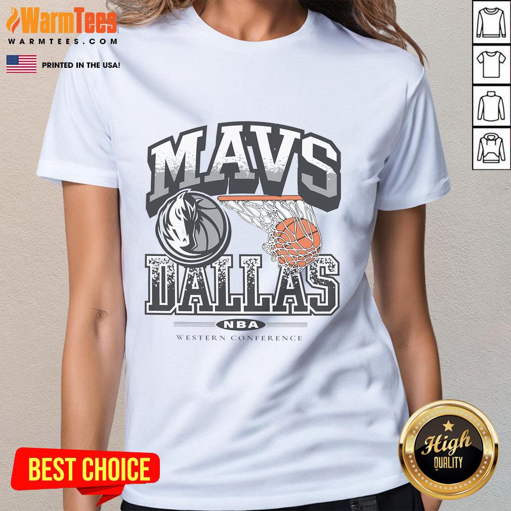 Good Dallas Mavericks City Edition No Look T-Shirt - Image 3