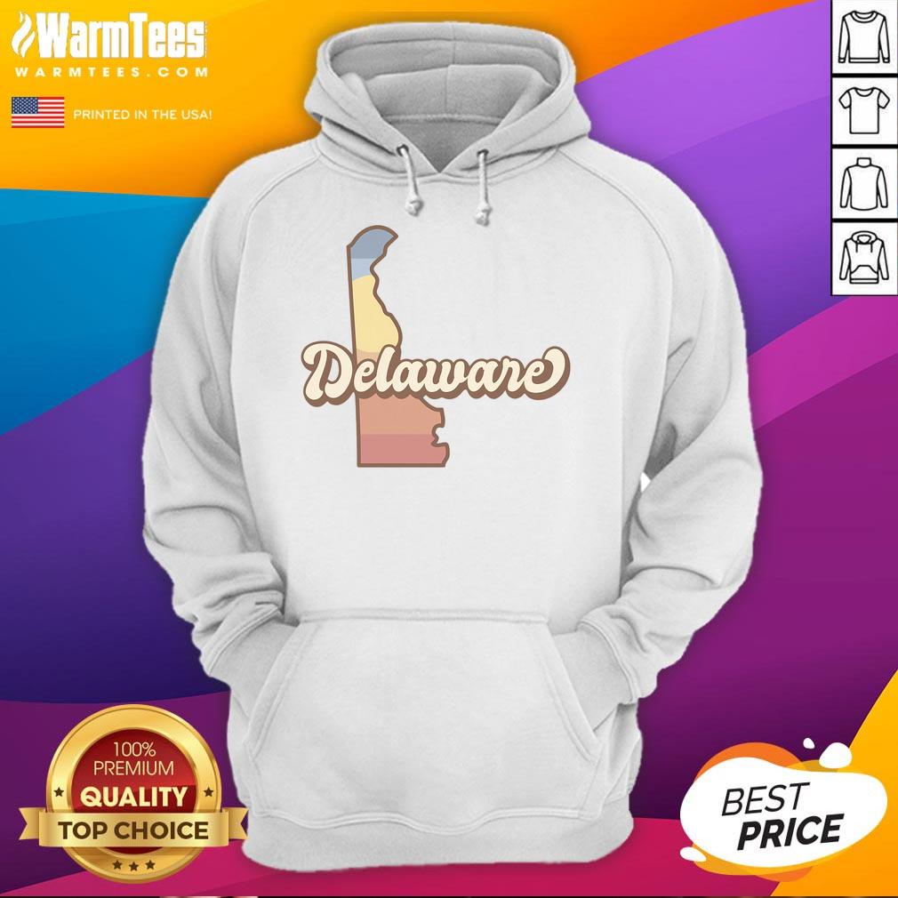 Good Delaware Retro Sunset T-Shirt - Image 2