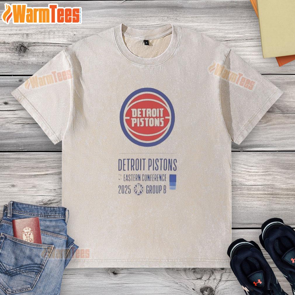Good Detroit Pistons Eastern Conference 2025 T-Shirt - Image 6