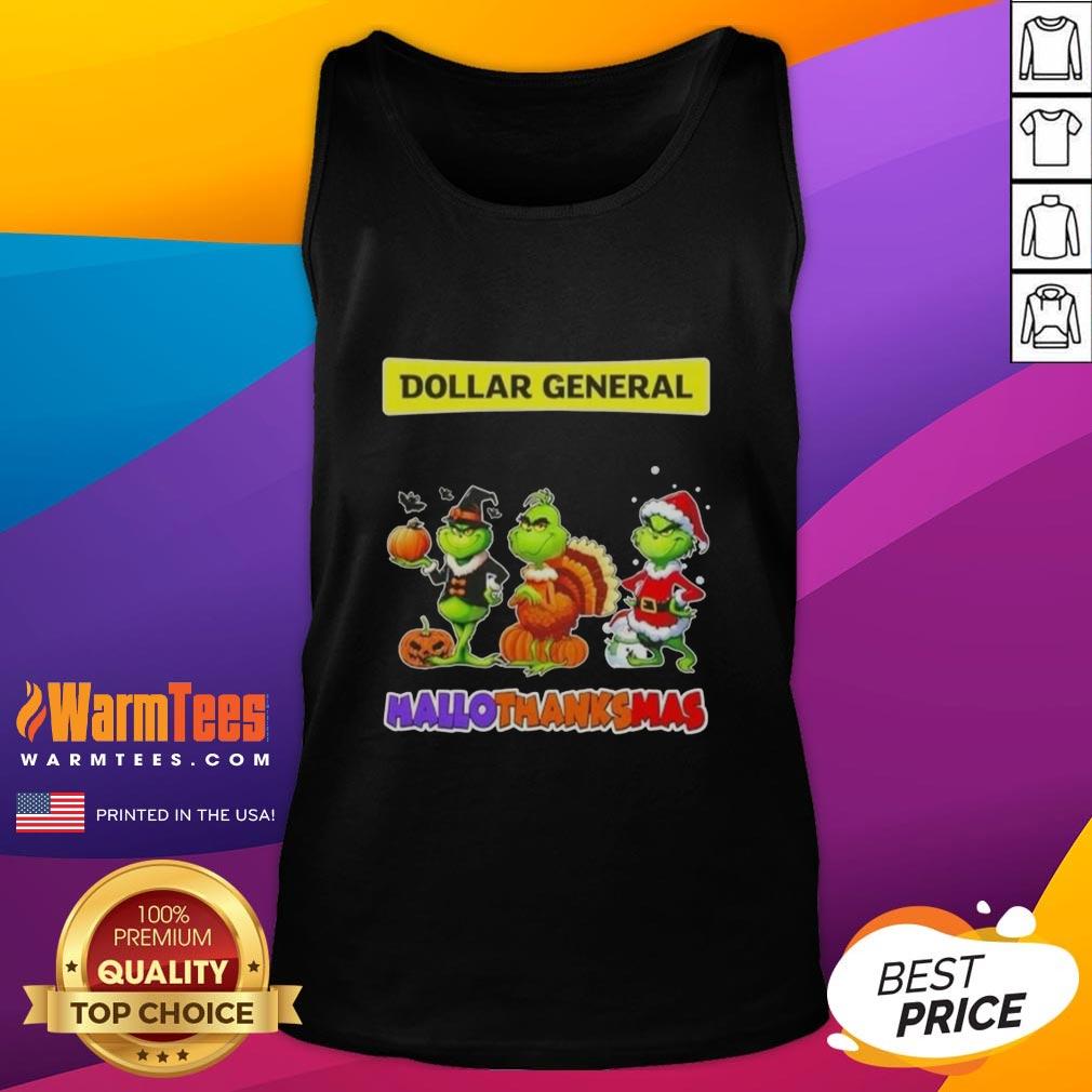 Good Dollar Genaral X Grinch Cosplay Happy HalloThanksMas T-Shirt - Image 4