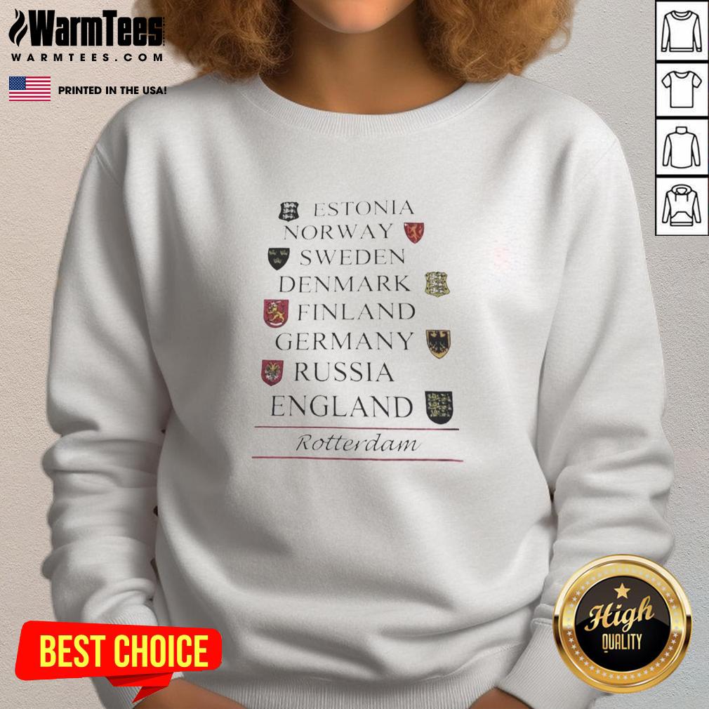 Good Estonia Norway Sweden Denmark Finland Germany Russia England T-Shirt - Image 5