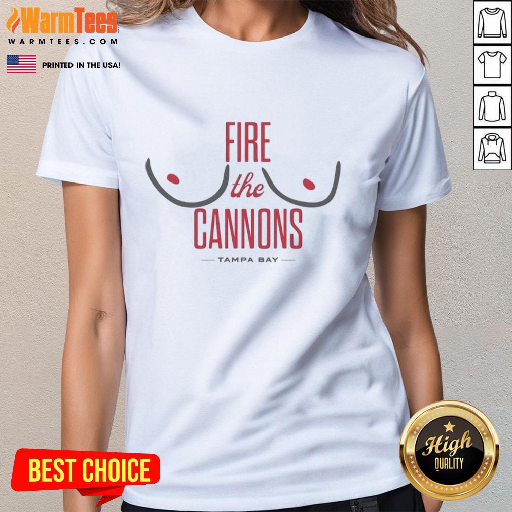 Good Fire The Cannons Tampa Bay Buccaneers T-Shirt - Image 3