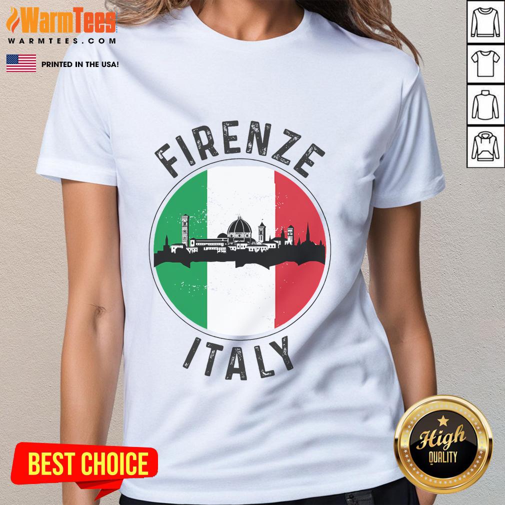 Good Firenze Italy Italian Flag Florence T-Shirt - Image 3