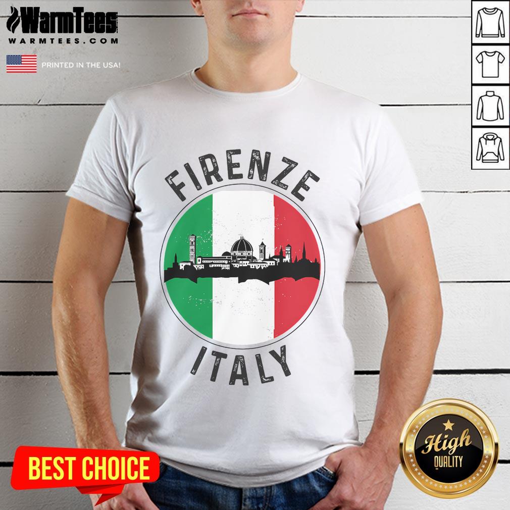 Good Firenze Italy Italian Flag Florence T-Shirt