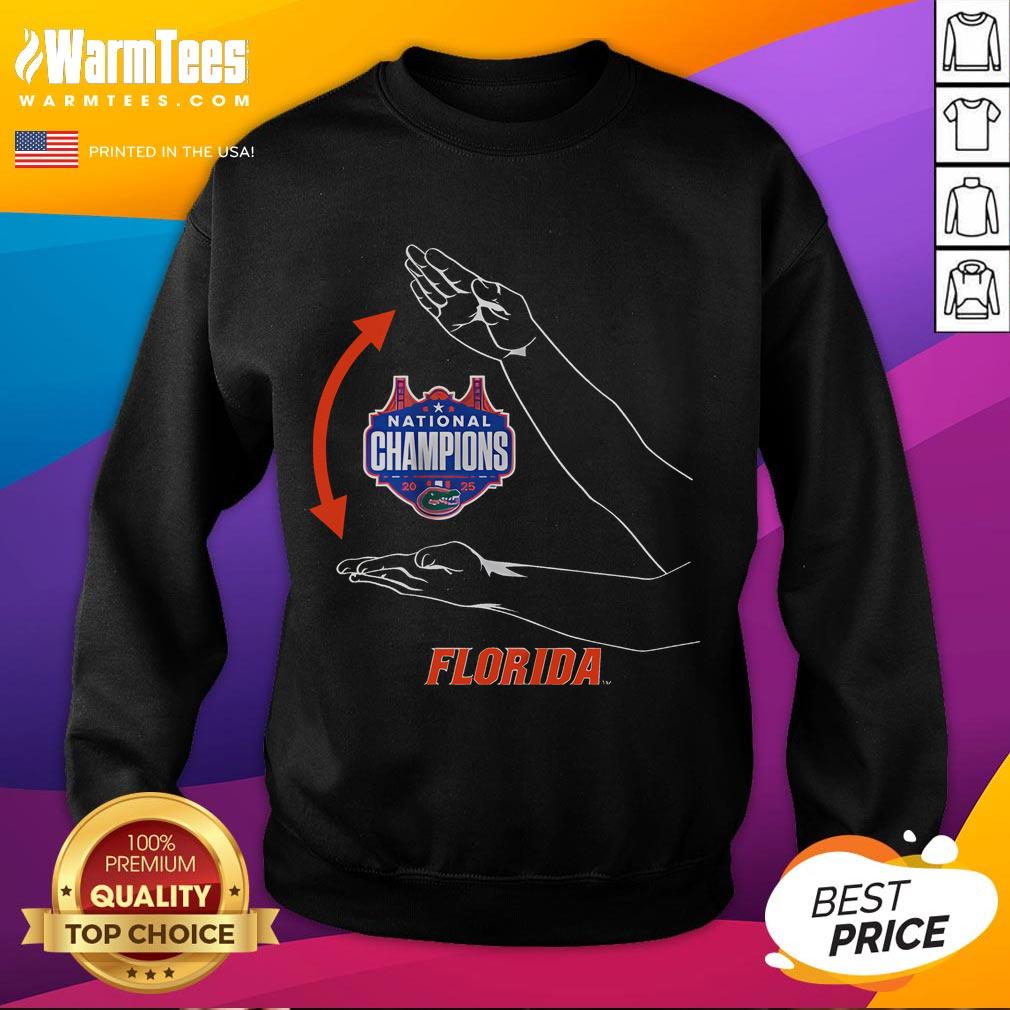 Good Florida Basketball National Champions Gator Chomp T-Shirt - Image 5