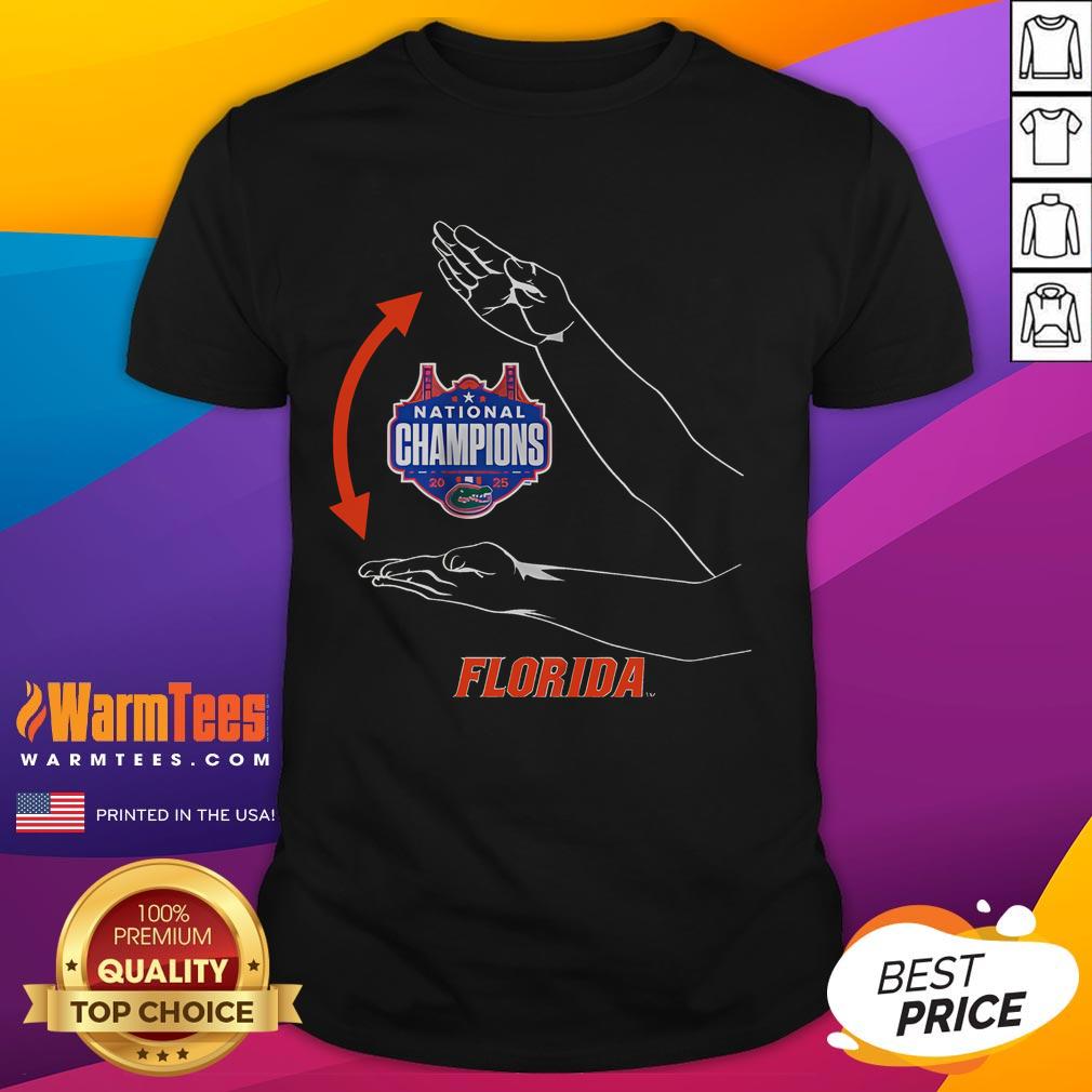 Good Florida Basketball National Champions Gator Chomp T-Shirt
