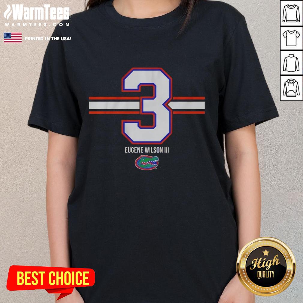 Good Florida Gators Football Eugene Wilson Iii Number 3 Stripe T-Shirt - Image 3