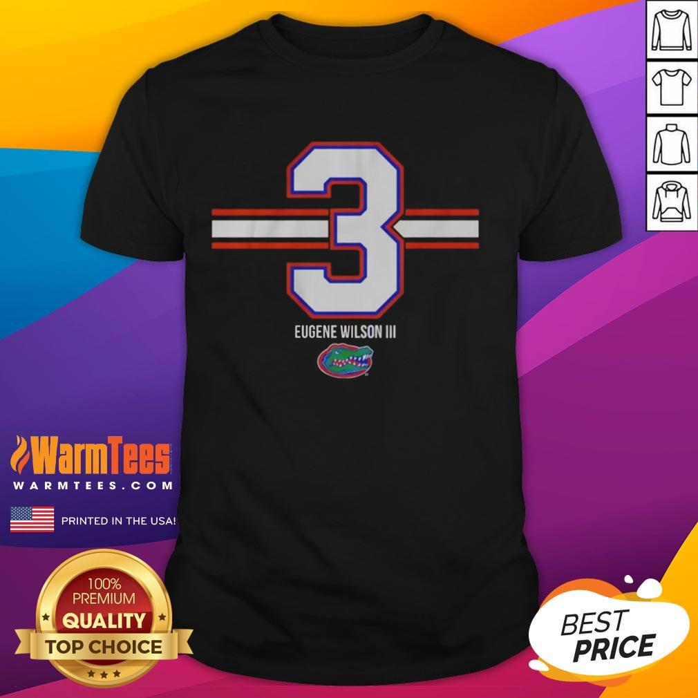 Good Florida Gators Football Eugene Wilson Iii Number 3 Stripe T-Shirt