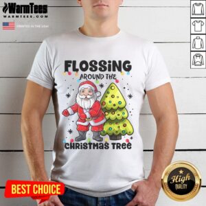 Good Flossing Around The Christmas Tree T-Shirt