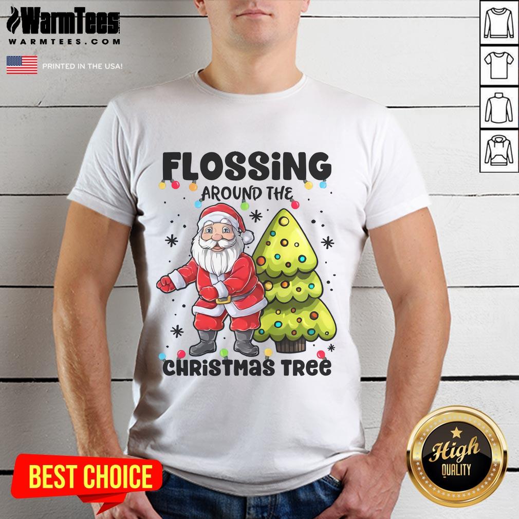 Good Flossing Around The Christmas Tree T-Shirt