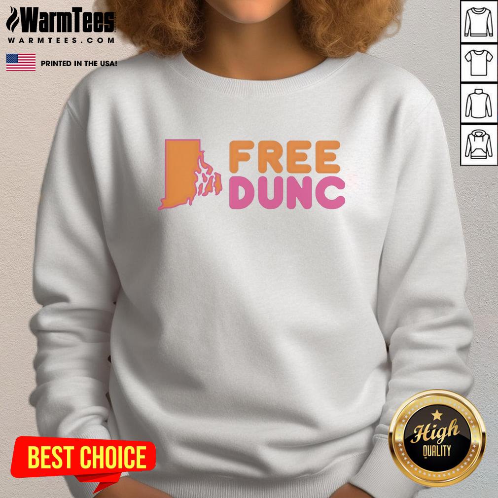 Good Free Dunc Style Dunkin Donut T-Shirt - Image 5
