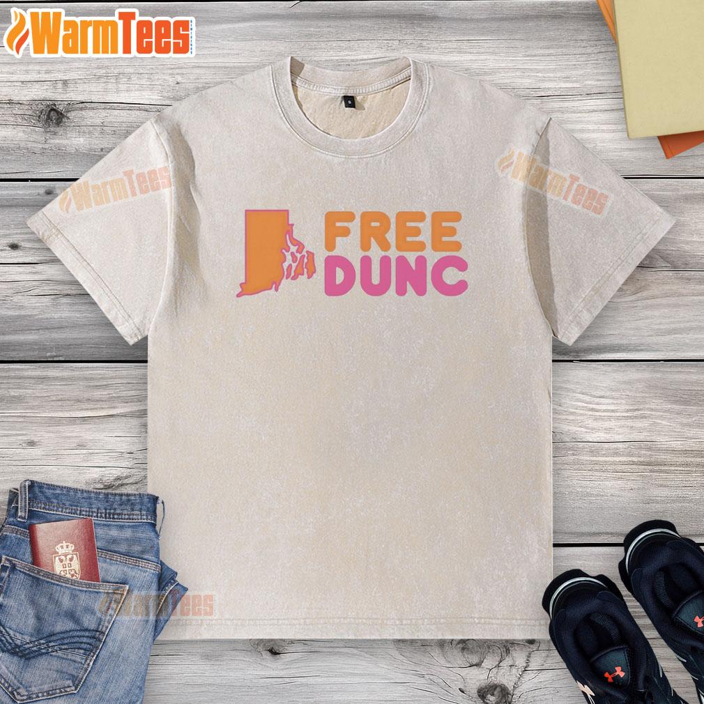 Good Free Dunc Style Dunkin Donut T-Shirt - Image 6