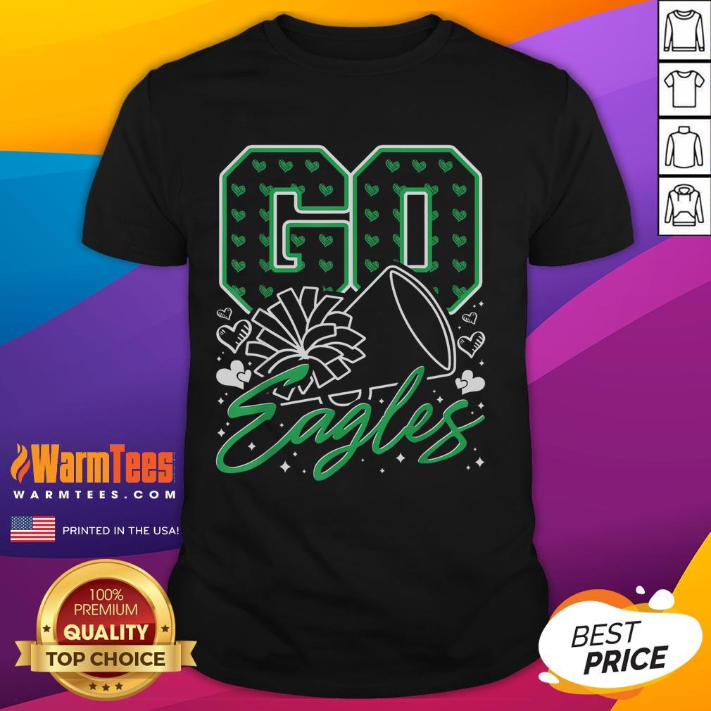 Good Go Cheer Eagles Design T-Shirt