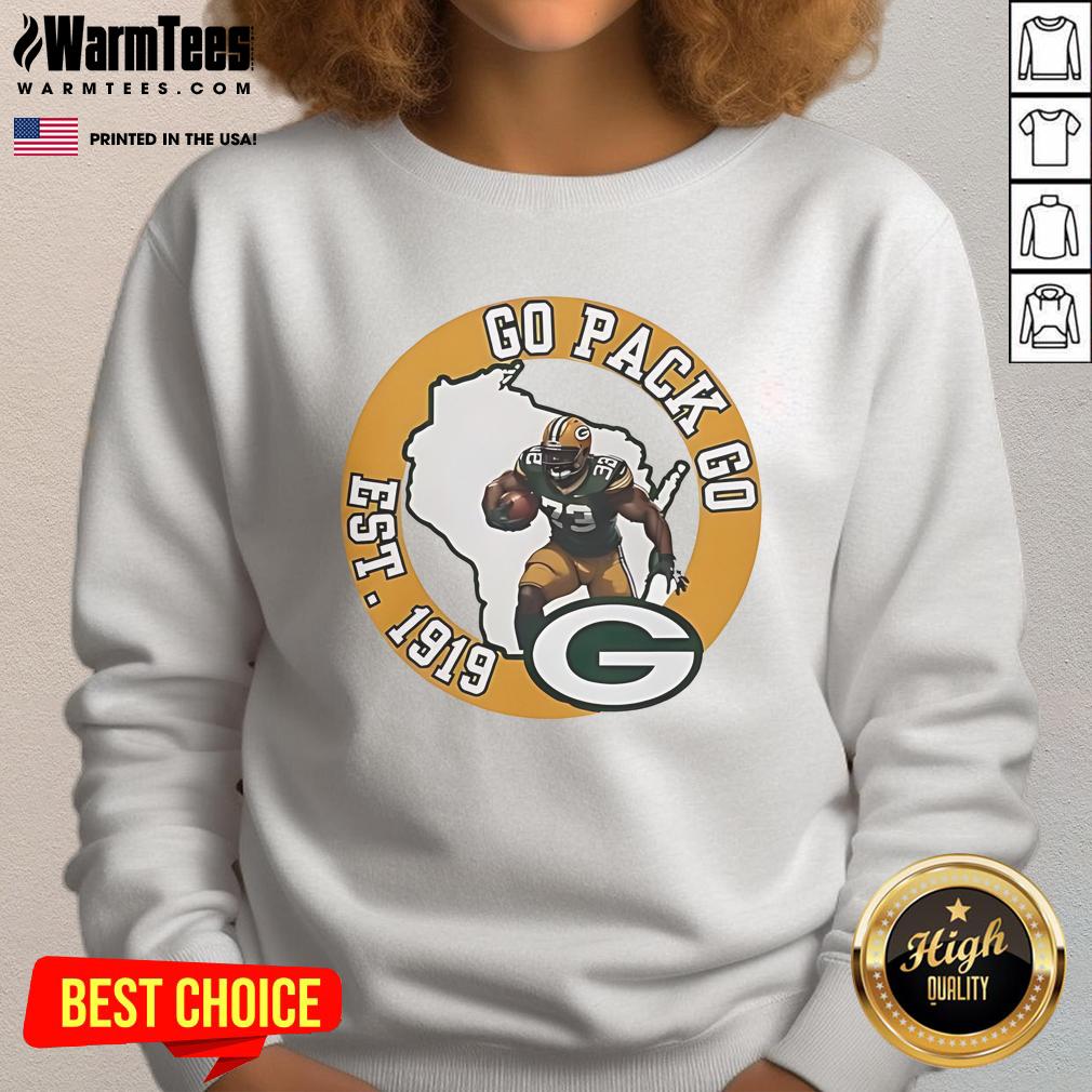 Good Go Pack Go Est 1919 Green Bay Packer T-Shirt - Image 5